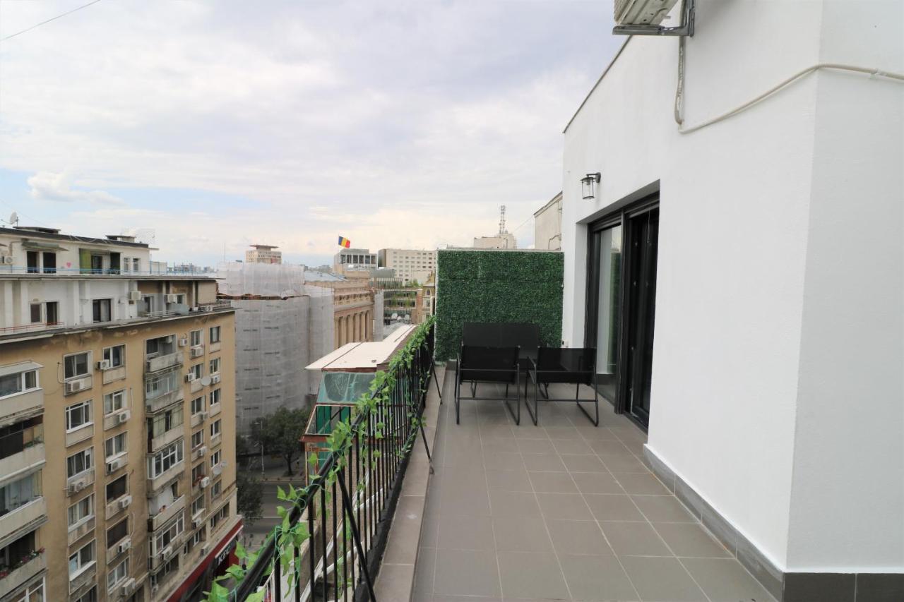 Deluxe Skyline Retreat Studio - Old Town Bukarest Exterior foto