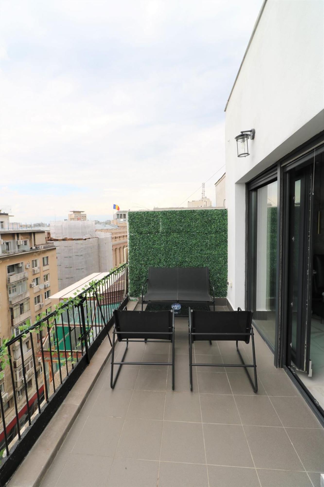 Deluxe Skyline Retreat Studio - Old Town Bukarest Exterior foto