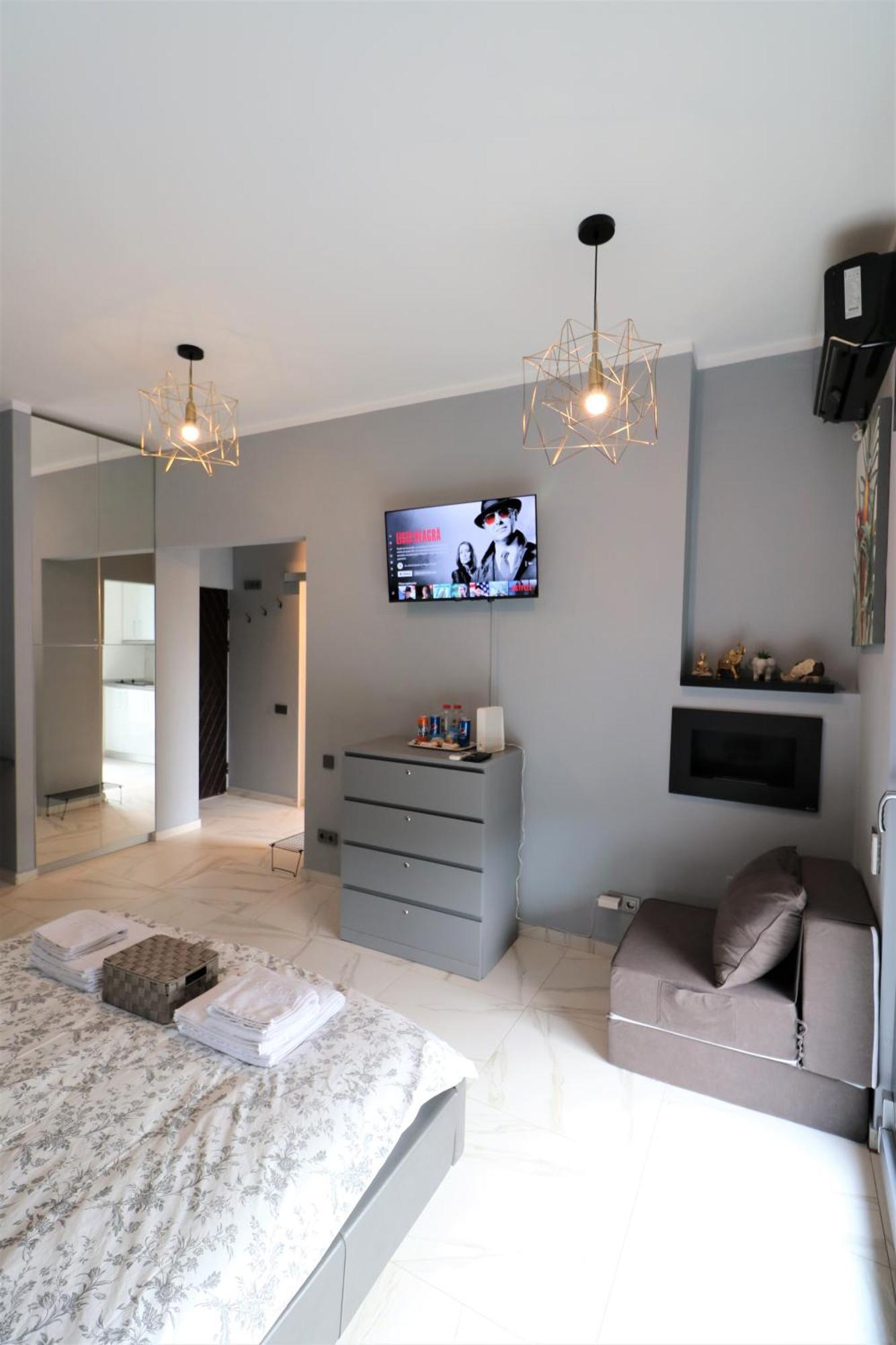 Deluxe Skyline Retreat Studio - Old Town Bukarest Exterior foto