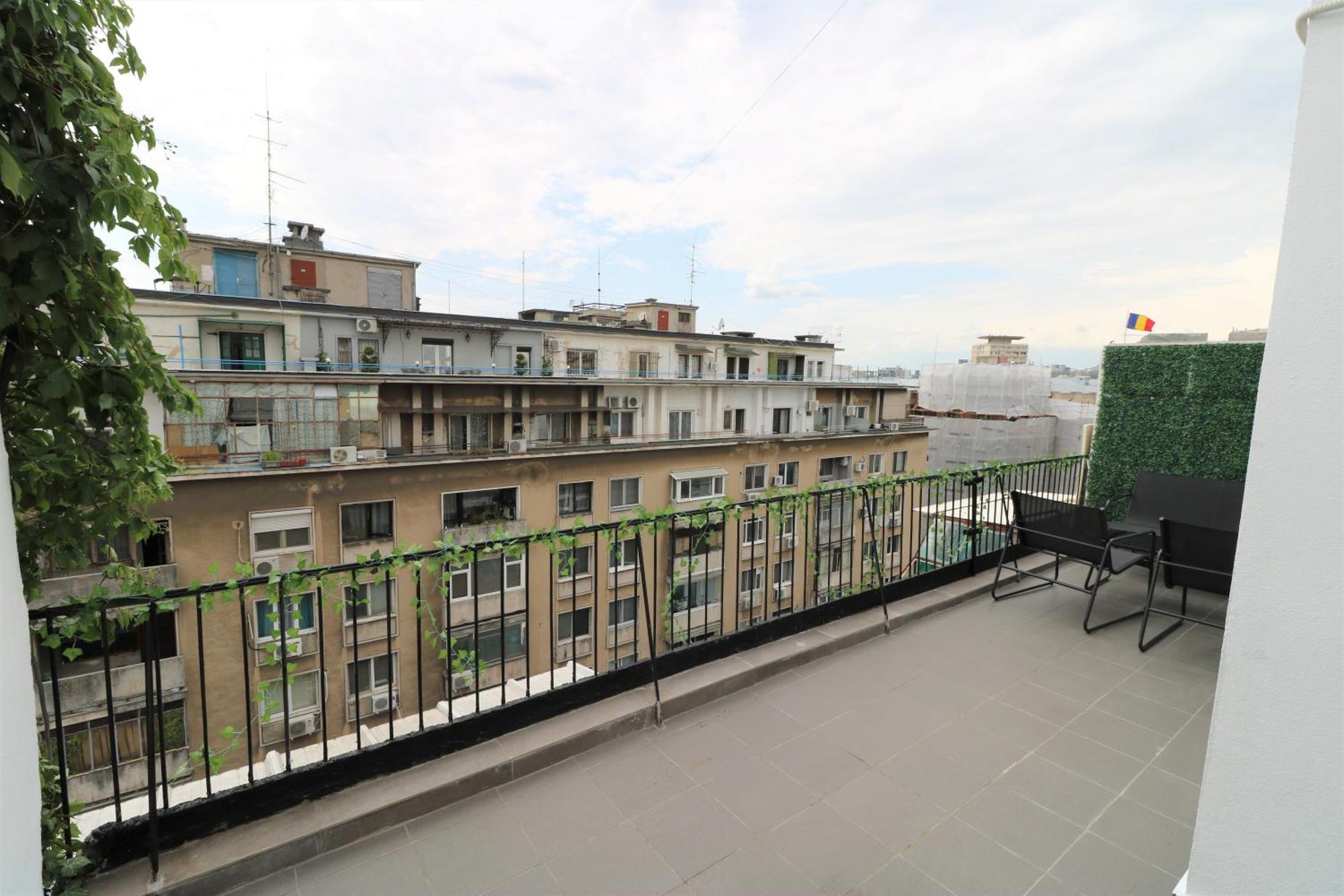 Deluxe Skyline Retreat Studio - Old Town Bukarest Exterior foto