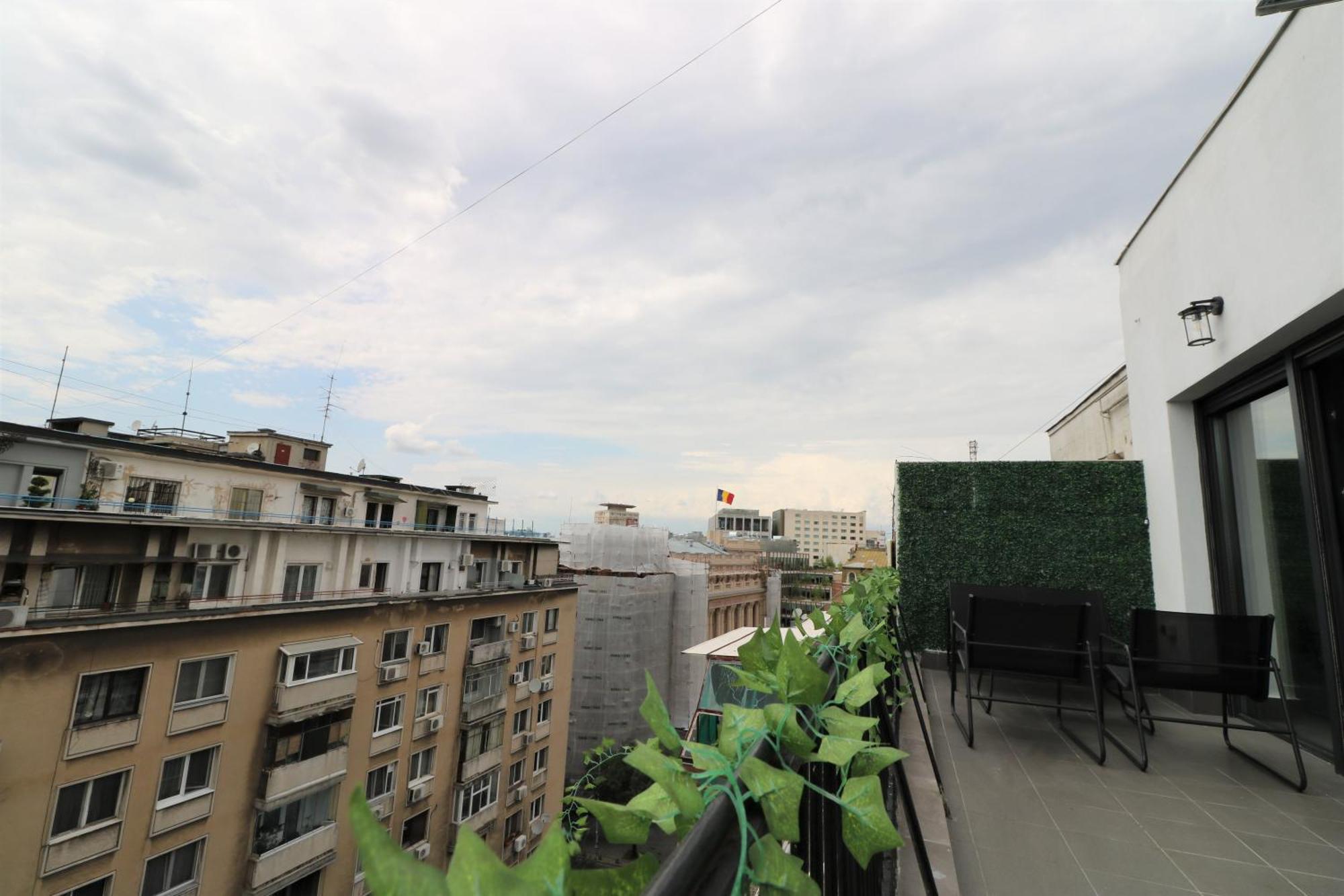 Deluxe Skyline Retreat Studio - Old Town Bukarest Exterior foto